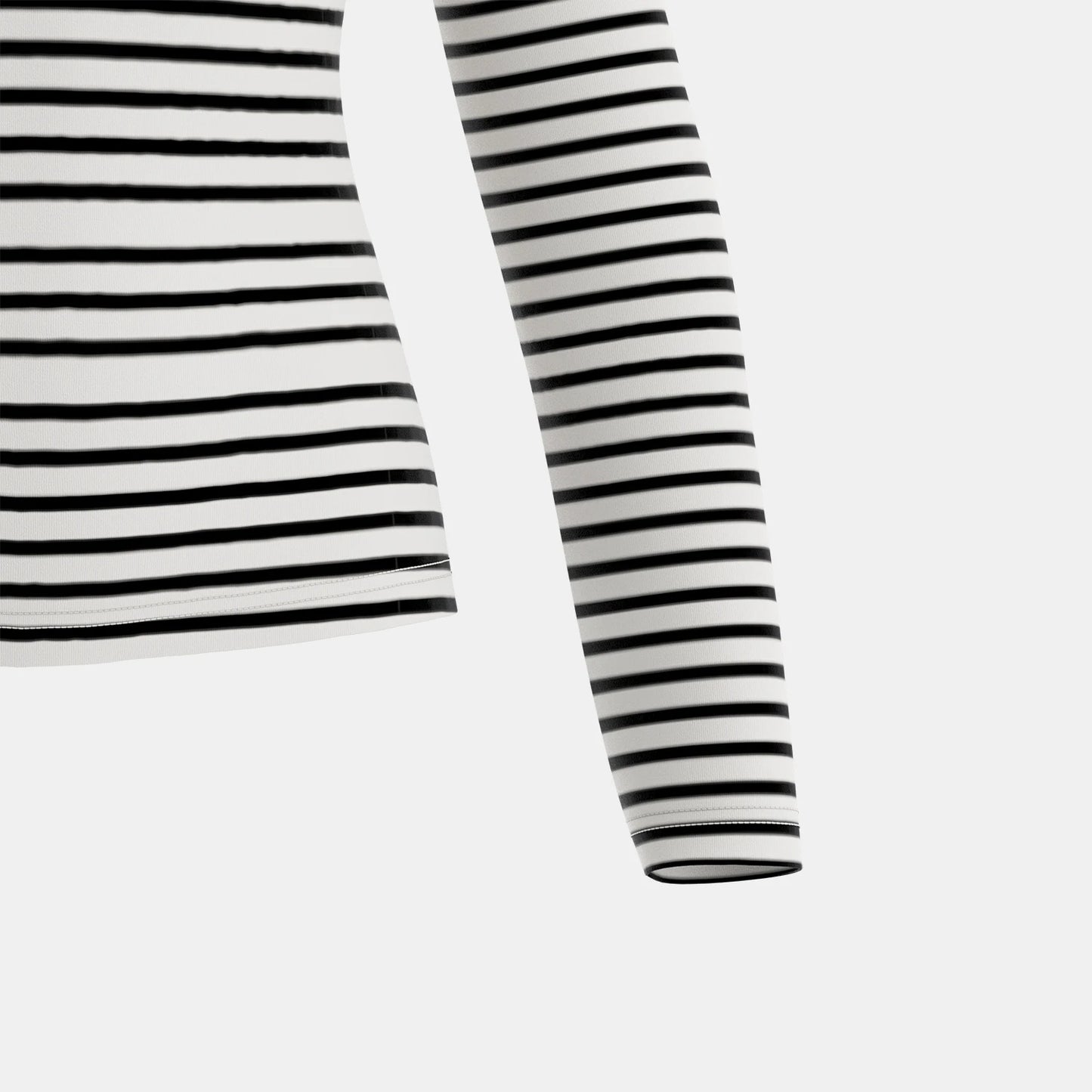 Women's T-Shirts Autumn Fashion Stripe Sweetheart Pattern Long Sleeve Crew Neck Regular Casual T-Shirts