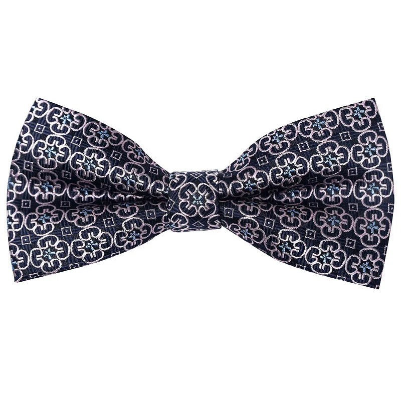 Mode Heren Strik Klassieke Jacquard Geweven Strik Heren Zakelijk Bruiloft Volwassen Bloemen Strik Vlinderdas Pak Strik