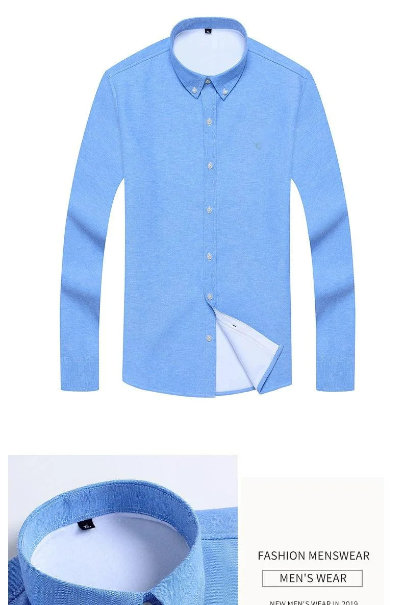 Reversknopf Allgleiches Stickerei Warme Hemden Herrenbekleidung Herbst Neue Übergroße Casual Tops Lose Koreanische Hemd