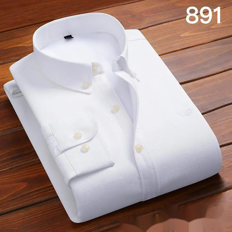 Reversknopf Allgleiches Stickerei Warme Hemden Herrenbekleidung Herbst Neue Übergroße Casual Tops Lose Koreanische Hemd