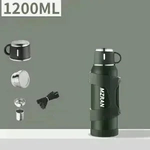 316 roestvrijstalen thermosfles met grote capaciteit, 2L/3L, buitenreiskoffiemokken, thermische vacuümwaterfles, thermische mok