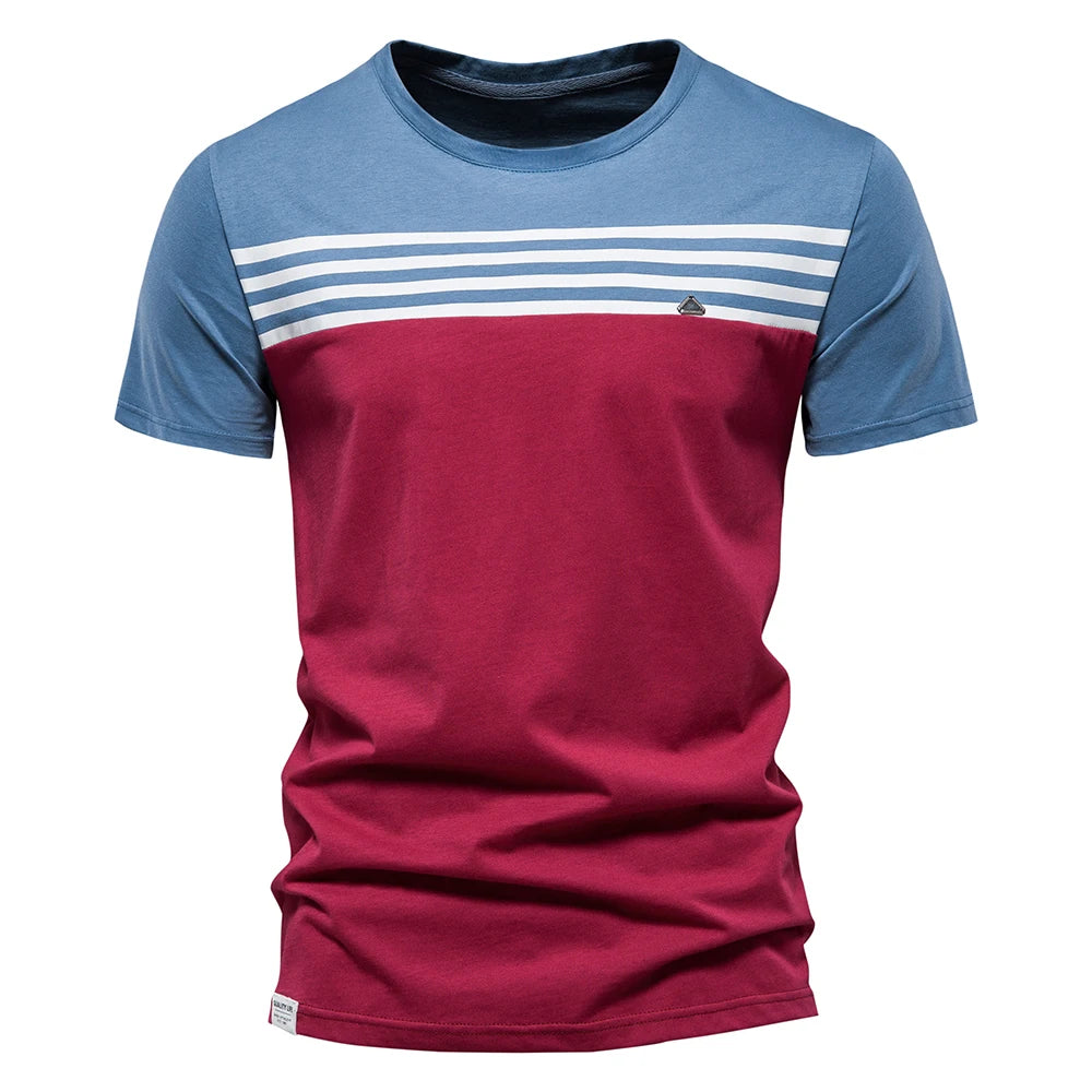 Fashion Designer Cotton T Shirt Men Short Sleeve Casual Sport Summer Tops Tee Shirts Brand Quality Men Clothing