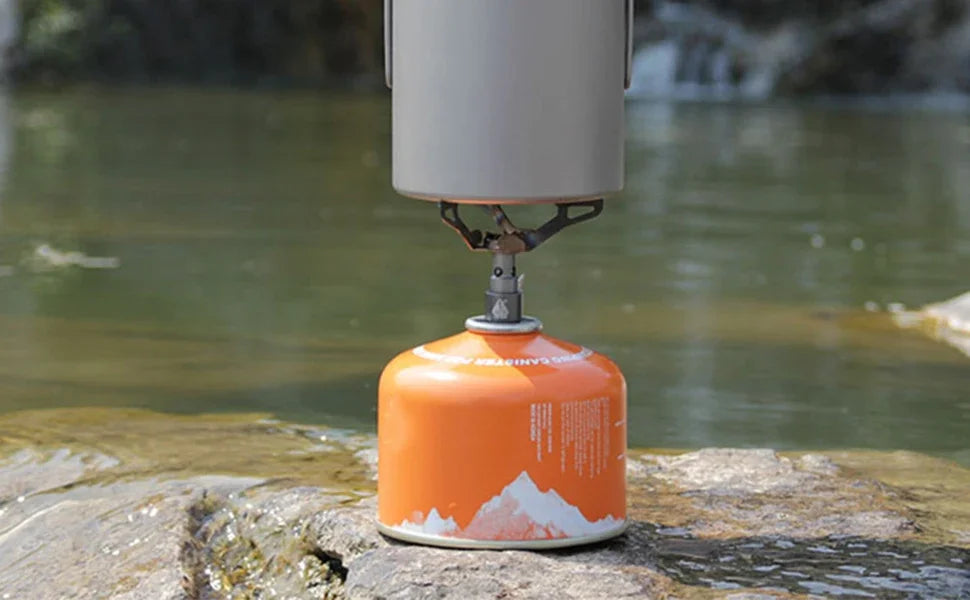 BRS 3000T Titanium Gas Stove Ultralight Camping Mini Stove Backpacking Portable Burner Survival Furnace 25g
