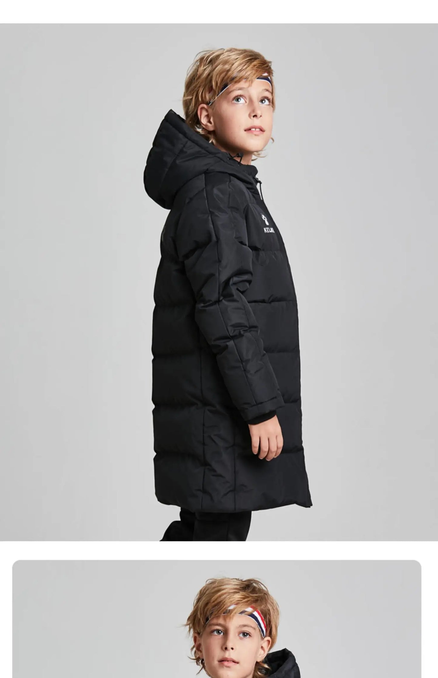 Kids Cotton Clothing Winter Long Jacket Sports Hooded Outwear Baby Children Windproof Warm Outdoor Cotton Coat 3883405