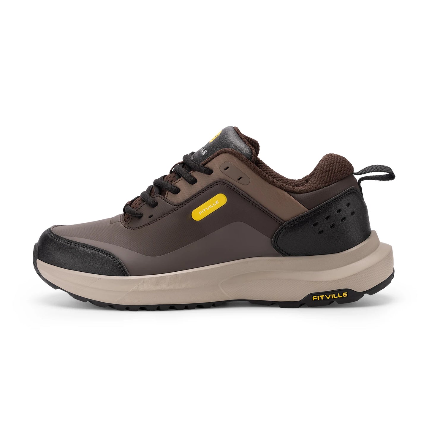 Men's Shoes Wide Width Outdoor Hiking Shoes Lightweight Breathable for Swollen Feet Correction Toes Relieve Pain