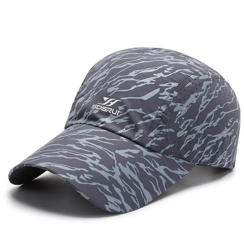 Summer Quick Drying Breathable Thin Women Men's Baseball Cap Outdoor Sports Fishing Travel Cycling Climbing Sun Hat A220