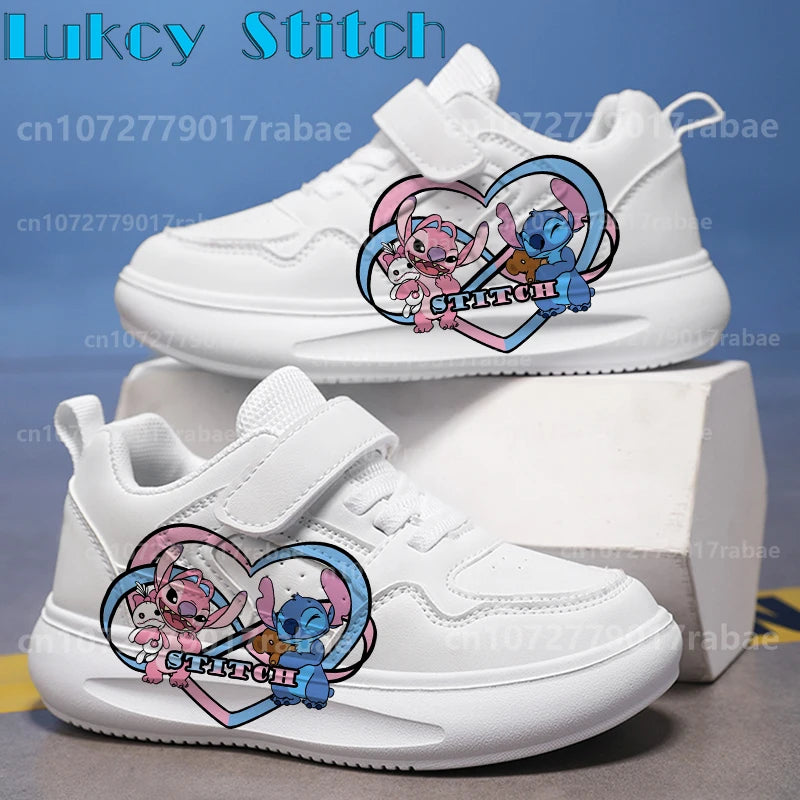 Stitch Children Sneakers Boy Girls Non-Slip Sneakers Casual Breathable Kids Outdoor Lightweight Tennis Shoes High-quality