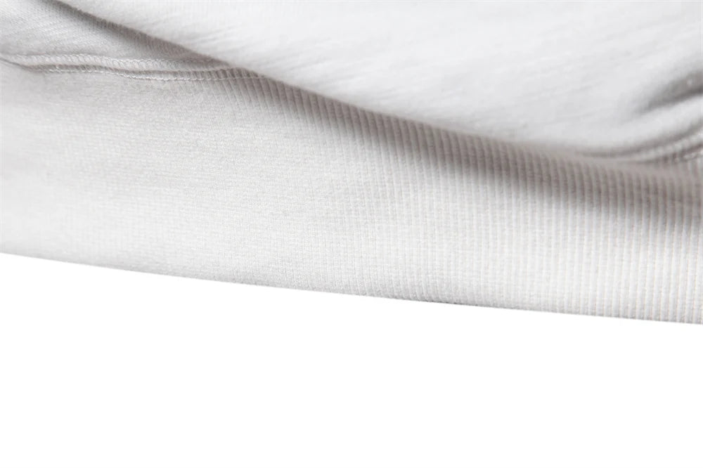 2024 New Spring Cotton Blend Sweatshirt for Men Casual Sport Design Round Neck Pullover Men