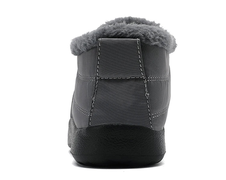 Unisex Snow Warm Boots Slip-On Winter Shoes Fashion Shoes Waterproof Ankle Work Boots For Men & Women