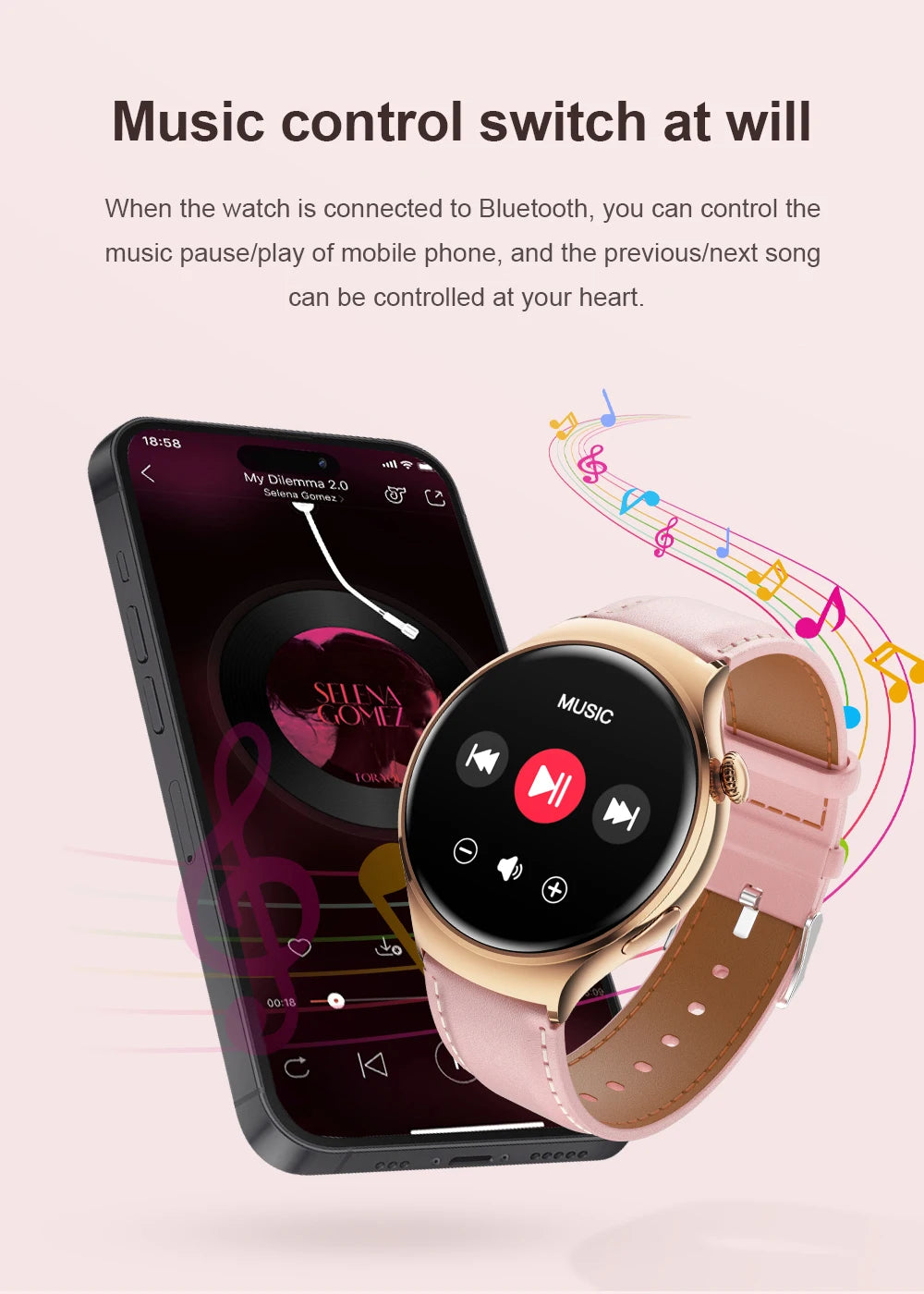 2025 Nieuwe damesmode smartwatch AMOLED HD-scherm GPS Sport hartslag Bluetooth-oproep Waterdicht outdoor smartwatch voor vrouwen