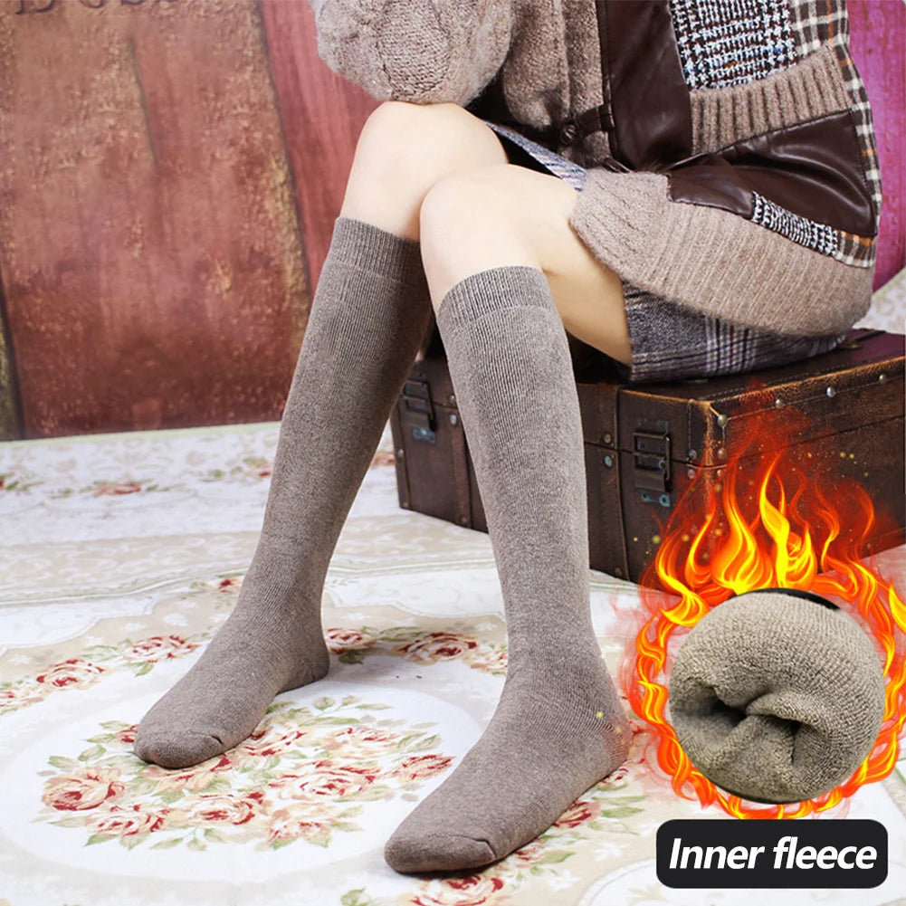 Dijhoge overknee sokken voor vrouwen, lange kousen, schattige Hawaii dikke beenwarmers, katoenen hoge sokken voor meisjes