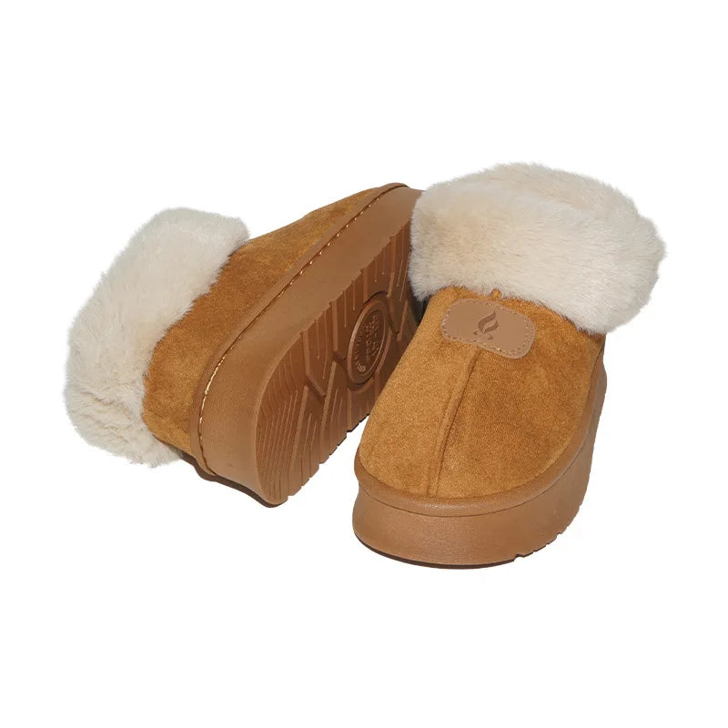 Kids' Casual Shoes Snow Boots Ankle Boots PU Leather Solid Colour Winter Shoes Anti-Slip Warm Shoes For Girls Size 36-45