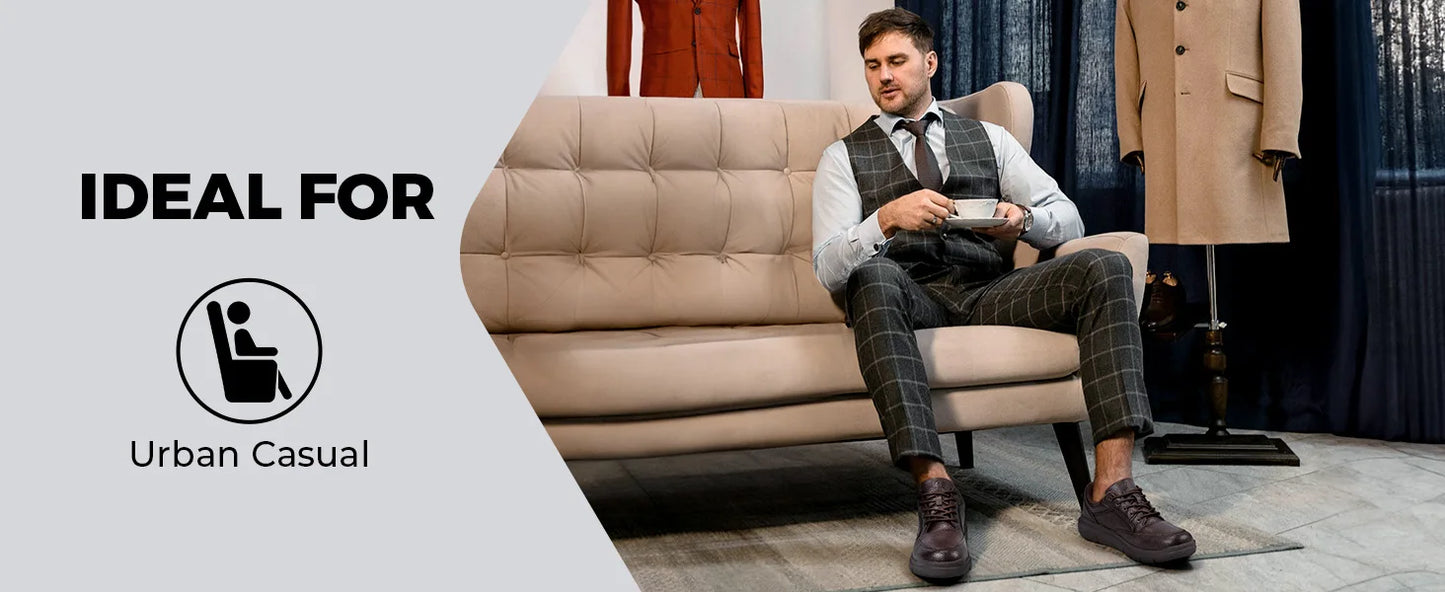 Wide Version Men's Leather Shoes Walking Shoes Oxford Shoes For Formal Business Shoe Comfortable All Day Wear