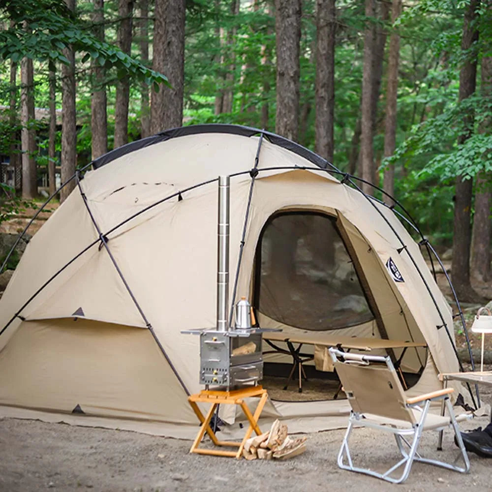 Camping Tent Commander Dome Tent Shelter Waterproof Windproof Ultra-light 70D Nylon 160/185/245CM