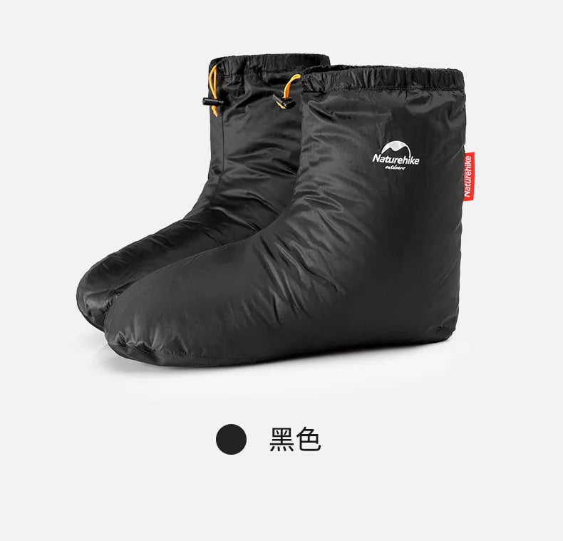Ultralight Goose Down Foot Cover, Waterproof, Warm, Insulation, Hiking, Camping, Skating, Skiing, Outdoor 50g