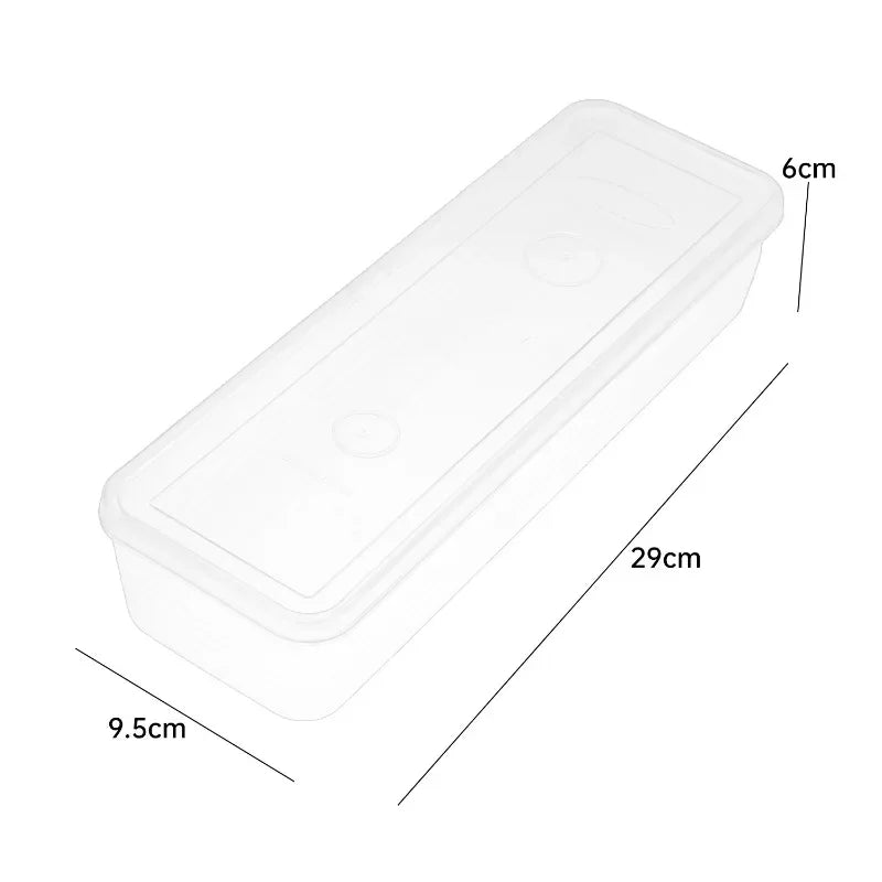 1/5PCS Refrigerator Storage Boxes Scallions Coriander Fresh-keeping Box with Lids Reusable Kitchen Food Sealed Storage Container