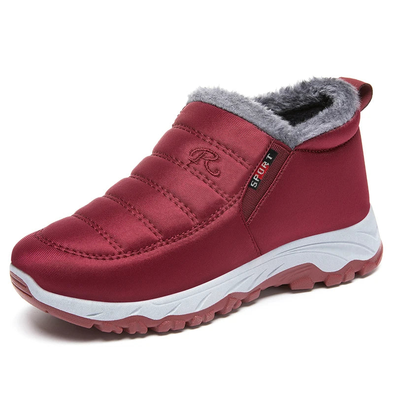 Women Boots Snow Platform Plush Women Shoes Slip On Boots For Unisex Shoes Fashion Ankle Boots Casual Punk Botas Mujer Winter
