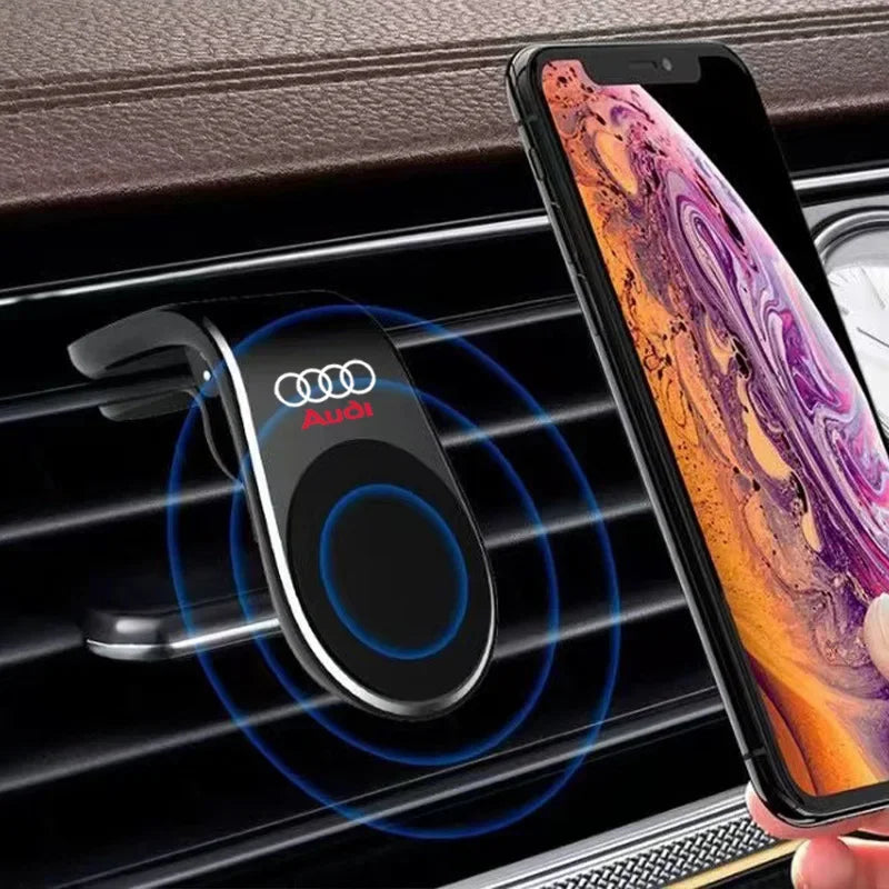 1Pcs Magnetic Car Phone Holder Metal Stand Accessories For Audi A6 C5 C6 C7 C8 A4 B5 B6 B7 B8 B9 S3 S4 S5 Q3 8U Q5 8R Q7 Q8 TT