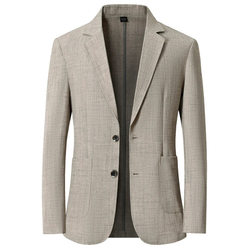 Men's Sun-Proof Coat, Light and Breathable Summer Long-Sleeve Jacket, Male Daily Business Casual Suit Size S-4XL