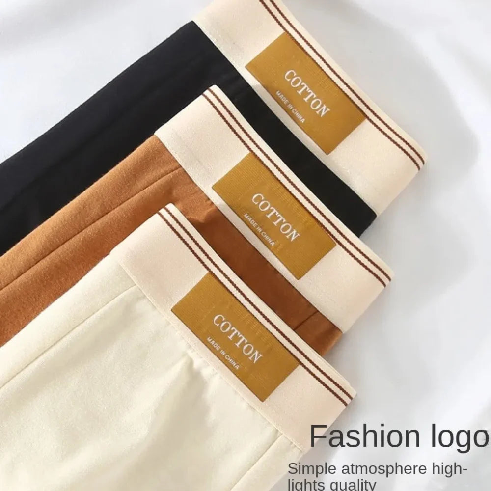 4 stuks ademende boxershorts voor heren, effen kleur, plus maten L-4XL, middelhoge taille, naadloos ondergoed, polyester, jongensondergoed