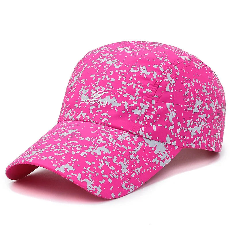 Summer Quick Drying Waterproof Ultra Thin Women Men's Baseball Cap Outdoor Sports Fishing Climbing Running Sun Hat A237