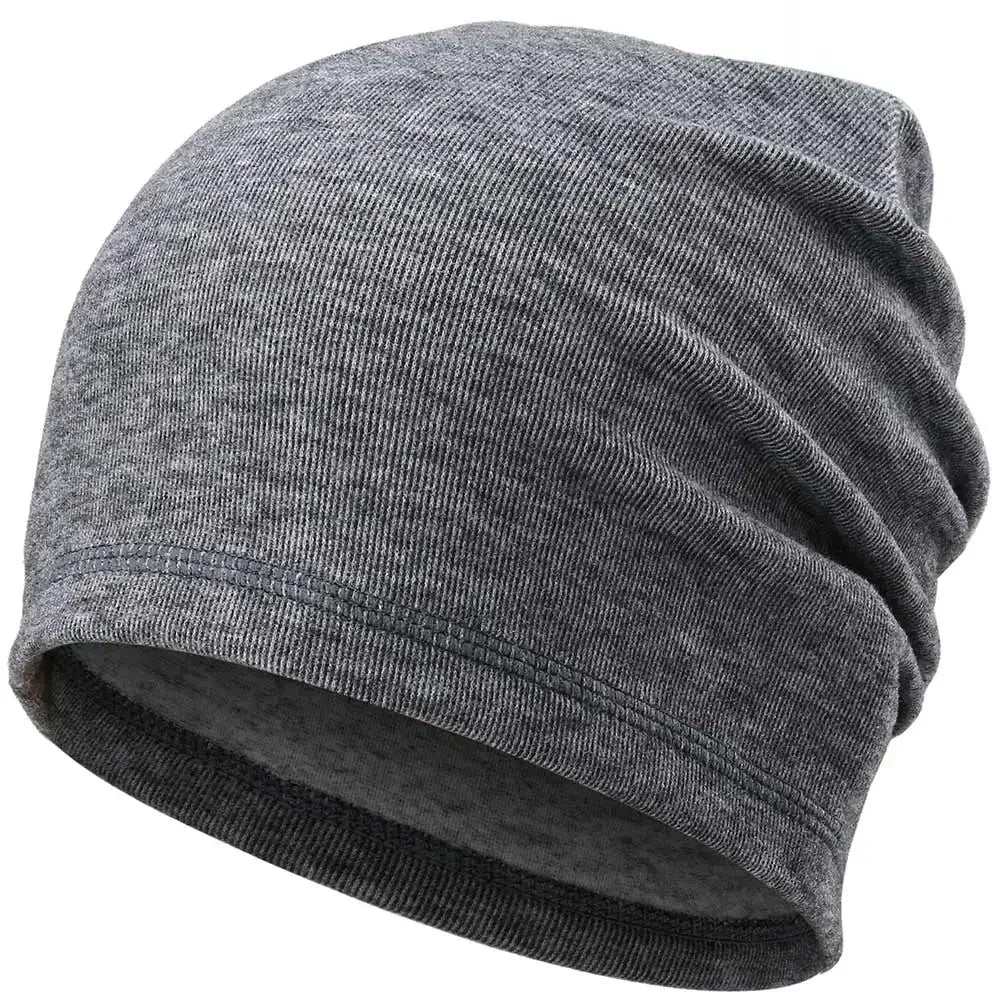 Winter Fleece Beanies Bicycle Sports Tennis Fitness Stretch Running Hiking Cycling Hat Snowboard Soft Windproof Cap Women Men