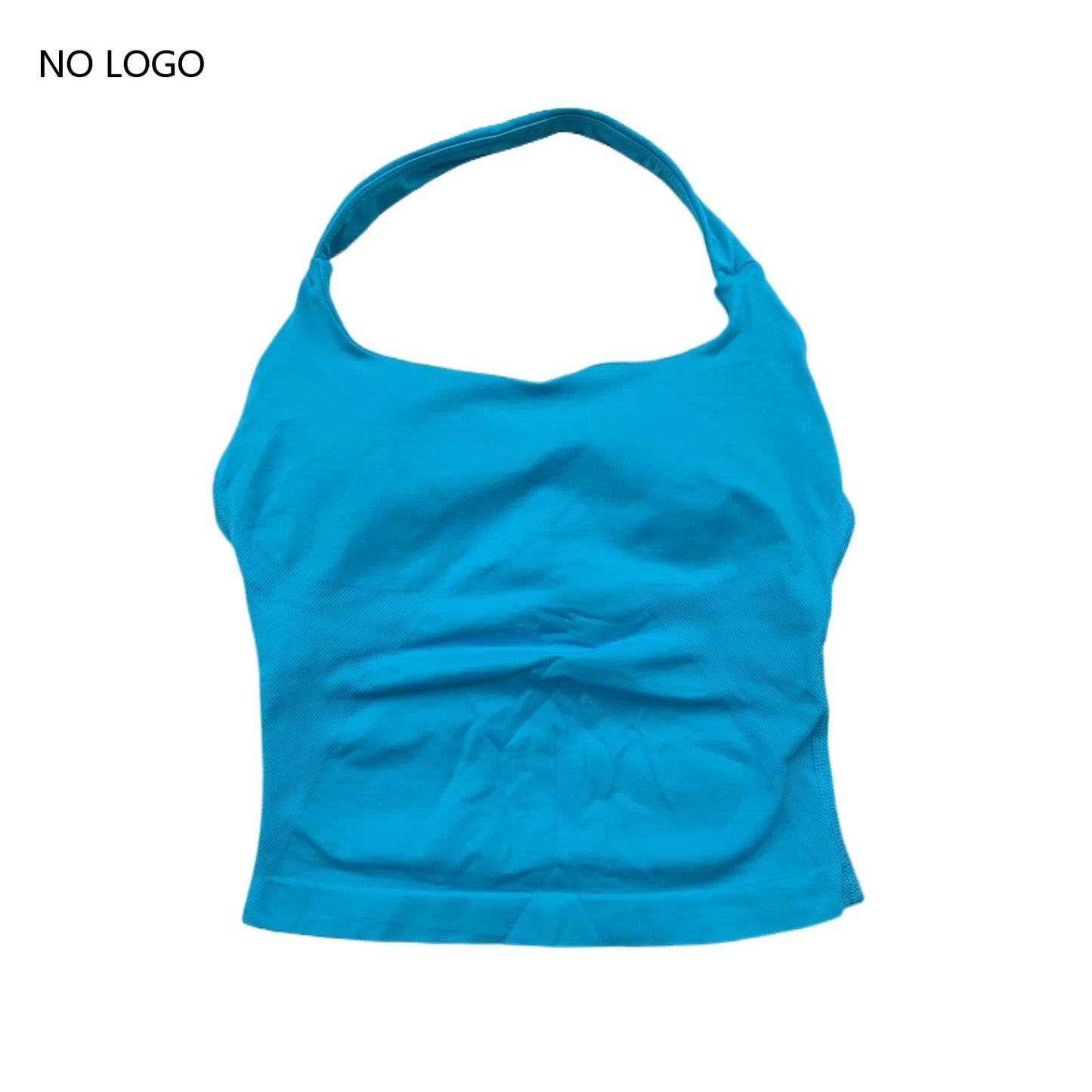 Impact Halter Top Sportswear Woman Gym Push-Up Bra Backless Yoga Tank Top Fitness Workout Activewear Gym Clothes Sports Shirts