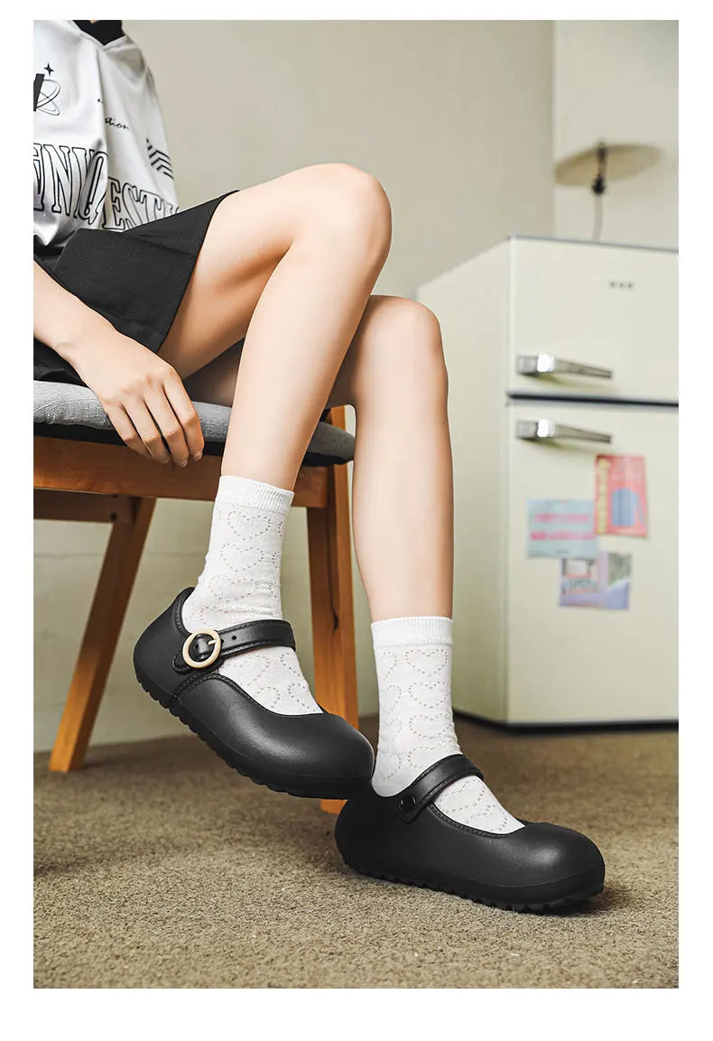 Stylish Mary Jane Kids Shoes Non Slip Comfortable Lightweight Sneakers for School Sports Outdoor Play and Daily Walking