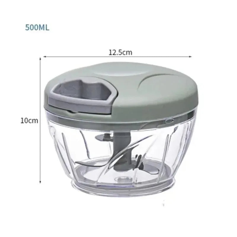 500/900ML handmatige knoflookpers roestvrij staal multifunctionele voedselsnijder zware ergonomische keukenhulp