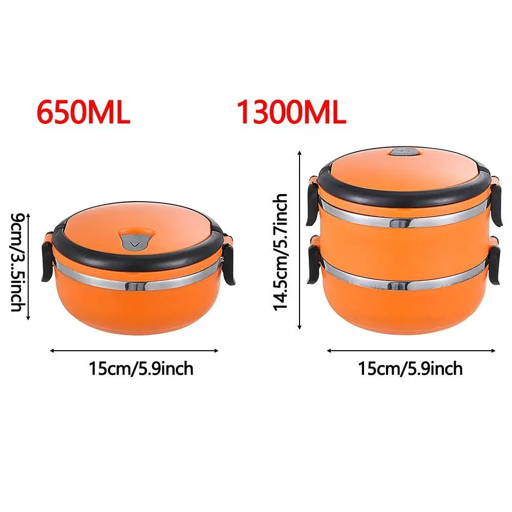Stainless Steel Lunch Box Hot Food Flask Thermal Jar Vacuum Insulated Soup Thermos Containers Travel Thermische lunchbox