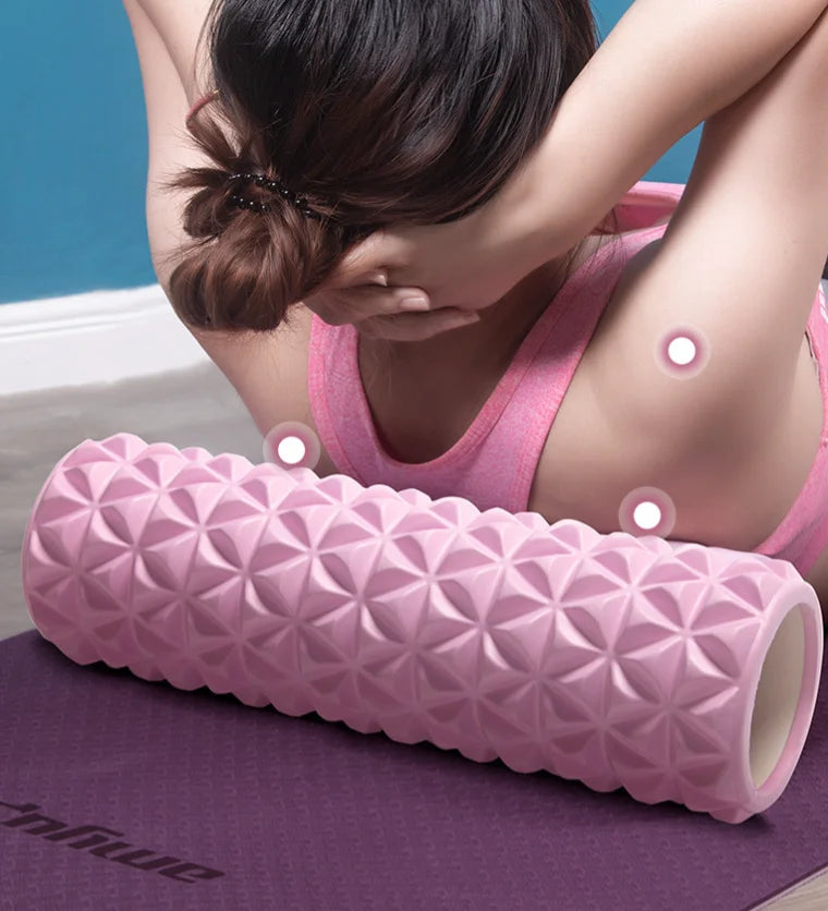 3D Diamond Foam EVA Massage Roller Holle Yoga Kolom Fitnessapparatuur Voor Spierfysiotherapie En Sportrevalidatie Rolle