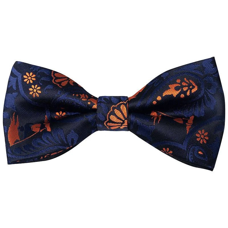 Mode Heren Strik Klassieke Jacquard Geweven Strik Heren Zakelijk Bruiloft Volwassen Bloemen Strik Vlinderdas Pak Strik