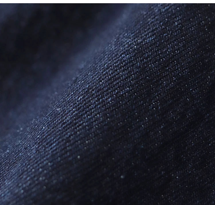 3903# Spring New American Retro Denim Carpenter Cargo Jeans Men's 100% Cotton Washed Loose Casual Multi-pocket Straight Pants