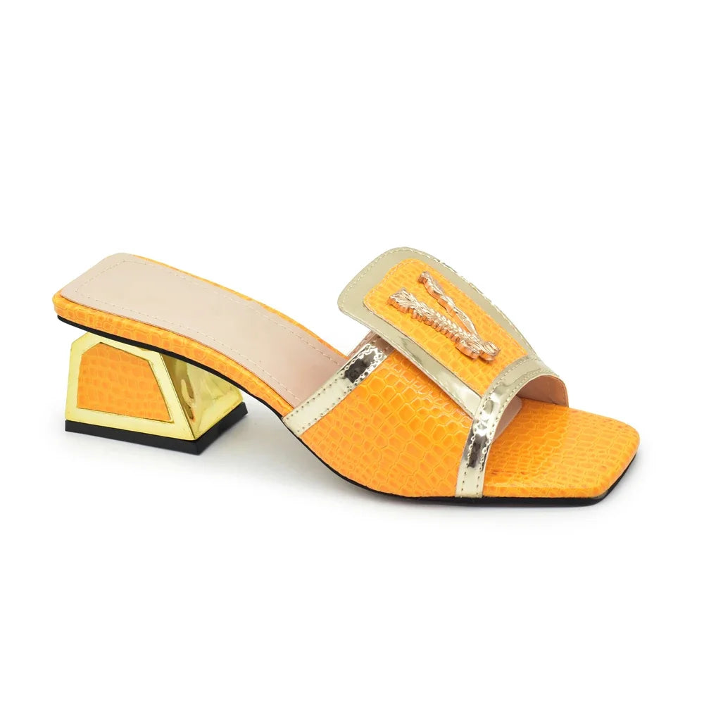 Nigerian Women Open Toe Party Pumps Designer Luxury Shoes and Sandals With High Heels for Wedding