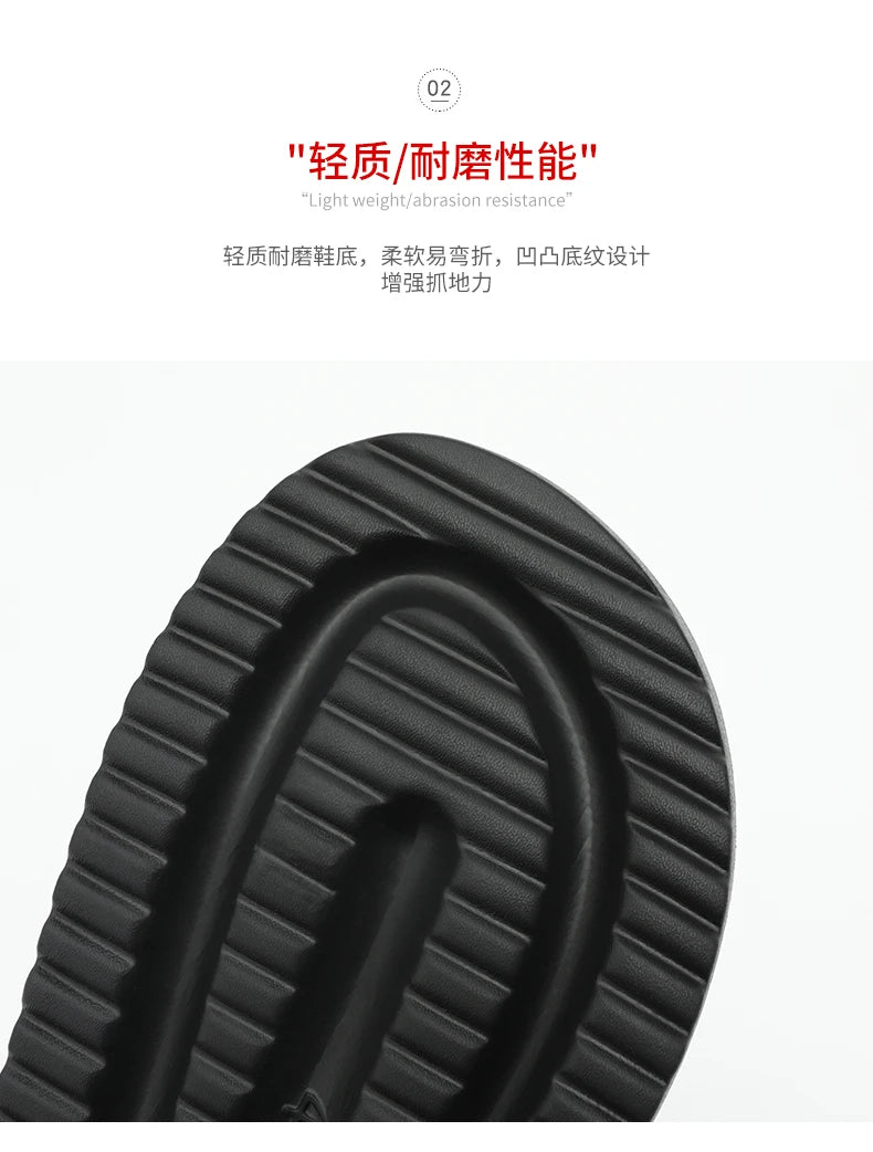 Indoor Home Men Bedroom Slippers All Season Youth Casual Sandals Swimming Water Pool Boy Walking Slides