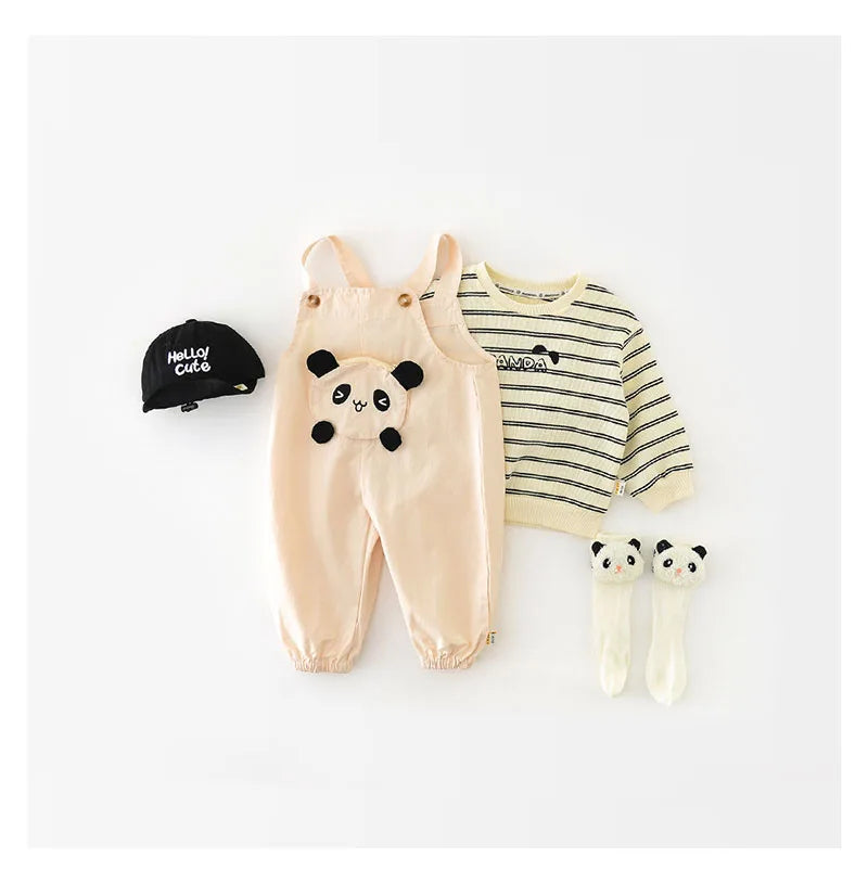New Spring Kids Hoodie Children Cute Waffle Stripe Sweatshirt Girls Boys Thin Casual Design Pullover Shirt 1-5Y Unisex