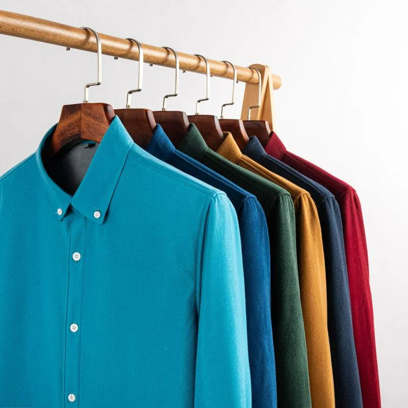 Reversknopf Allgleiches Stickerei Warme Hemden Herrenbekleidung Herbst Neue Übergroße Casual Tops Lose Koreanische Hemd