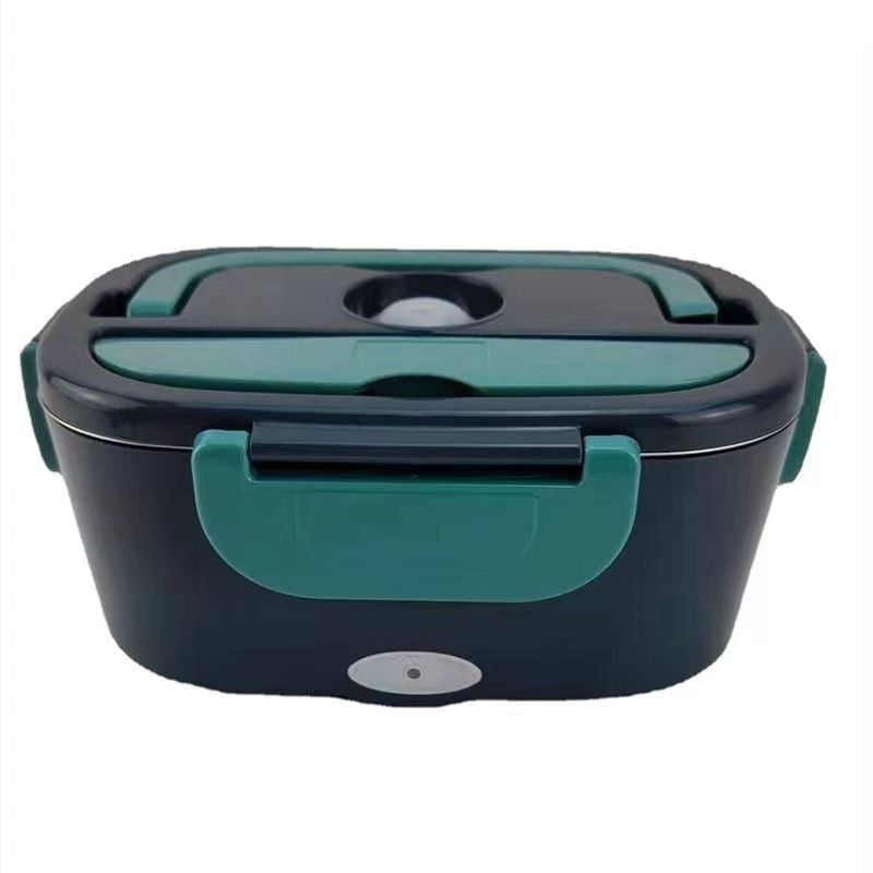 Large Capacity Heated Electric Lunch Box - Stainless Steel Insulated Car Bento Box