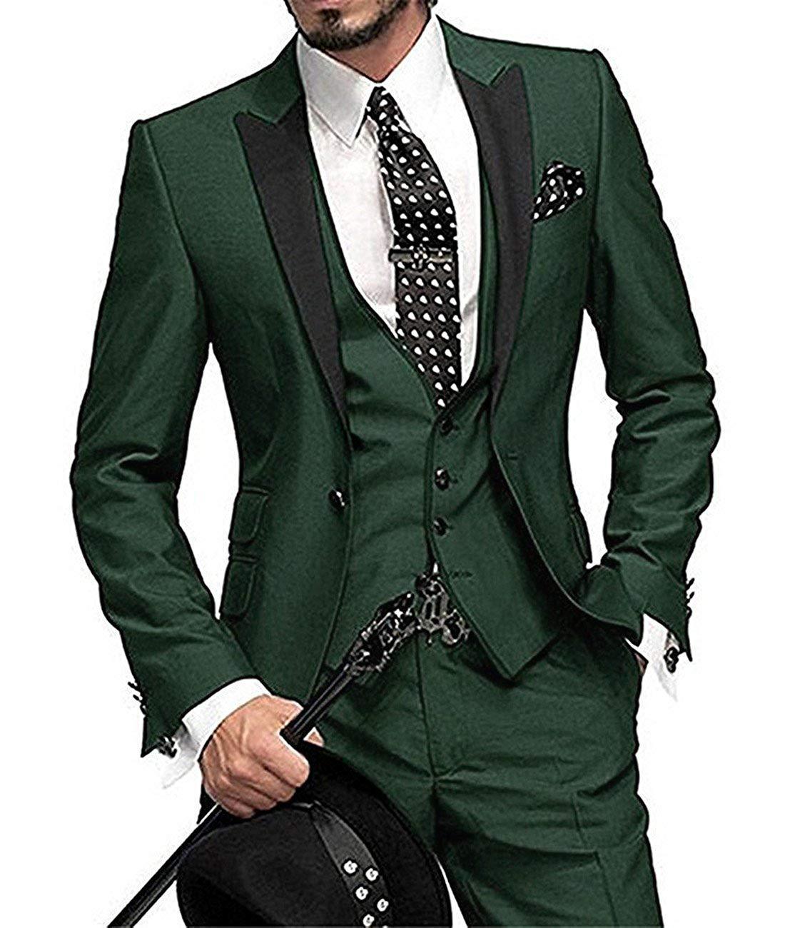 Men's All-Season Three-Piece Suit - Bridegroom And Best Man Wedding Suit