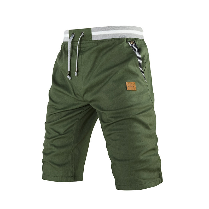 Men's Cotton Casual Cropped Pants - Shorts