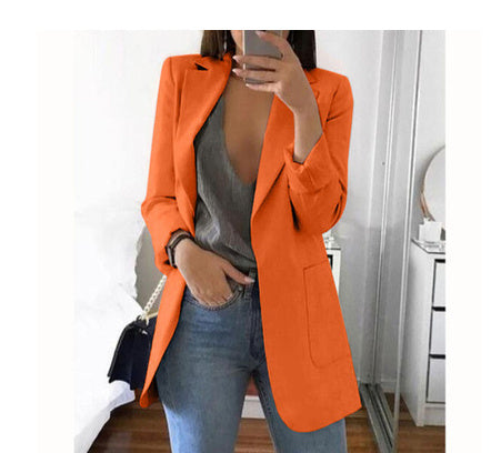 Lapel Slim Cardigan Temperament Blazer For Women