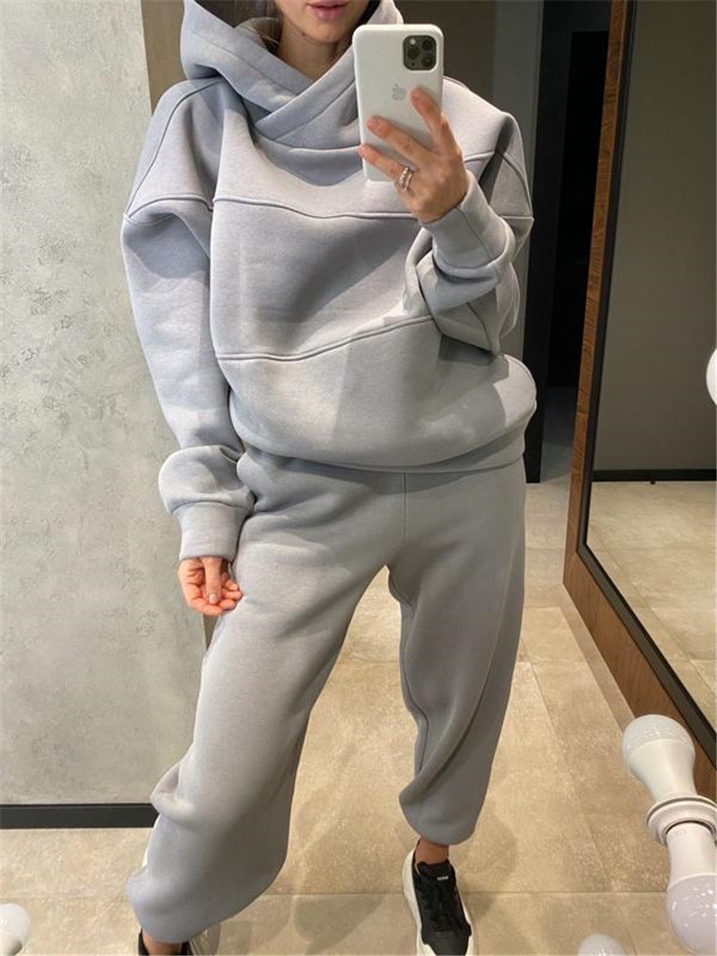 Women's Fashion Casual Foreign Trade Sweater Suit