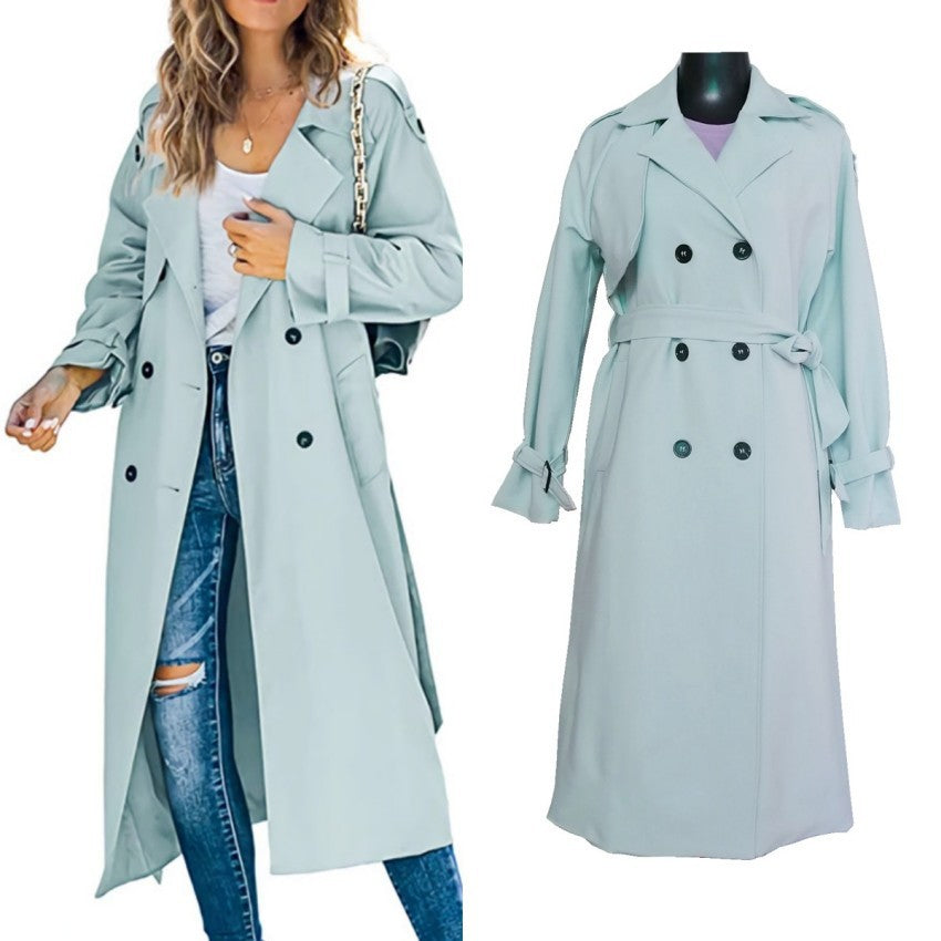 Women's Fashion Casual Solid Colour Windbreaker Jacket