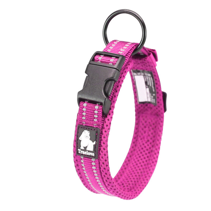 Anti Strangulation Medium Teddy Pet Collar Leash With soft Buckle - Durable Pet Necklace