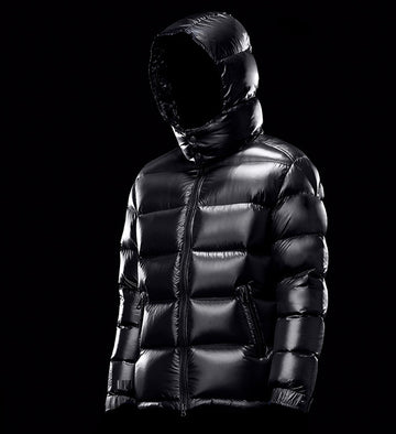 Warm Bright White Duck Down Jacket For Men