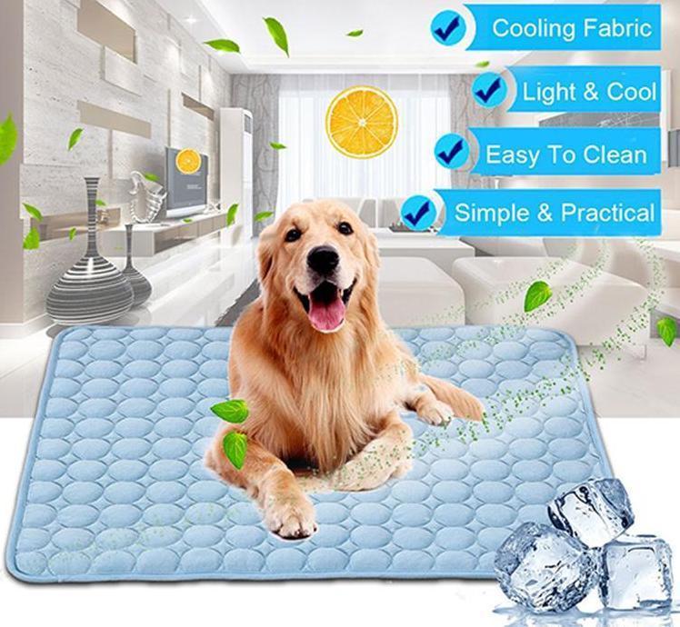 Pet Ice Silk Cold Nest Pad For Cooling In Summer - Suitable for Dogs And Cats