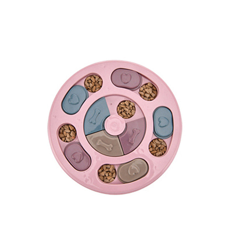 Interactive Dog Puzzle Toys to Increase IQ - Slow Dispensing and Dog Training Feeder For Small & Medium Dog