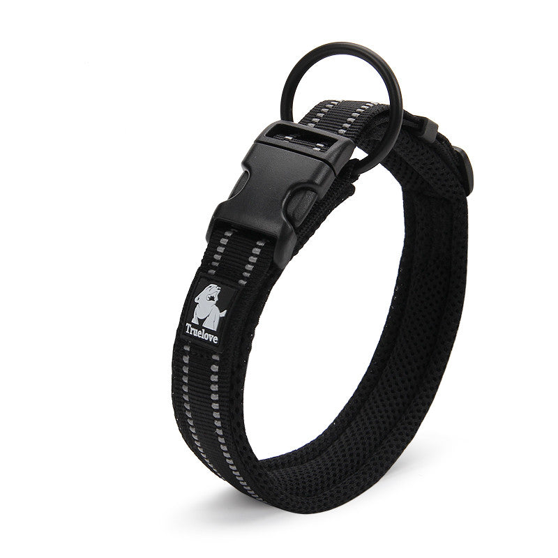 Anti Strangulation Medium Teddy Pet Collar Leash With soft Buckle - Durable Pet Necklace