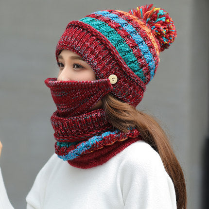 Korean Winter Knitted Hat For Women