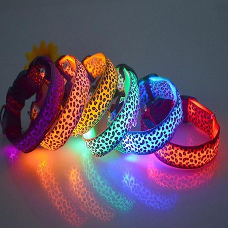 LED Dog Collar Safety Light - Adjustable Pet LED Light